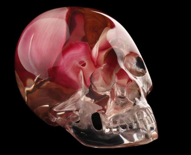 "Pink Skull", by Rebecca Stewart.
