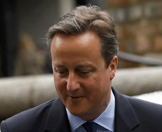 David Cameron voted in central London and advocates staying in the EU. Photo: Reuters 