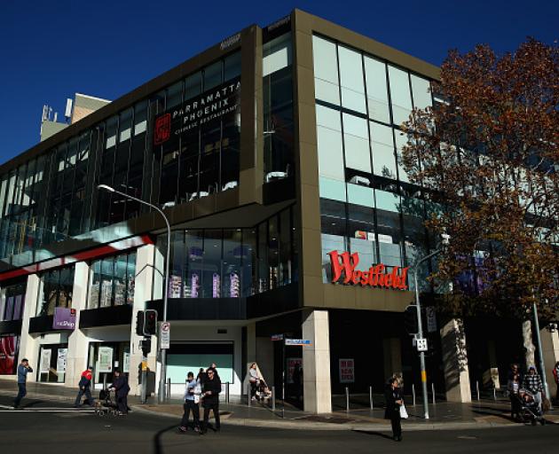 Westfield shopping centre in Paramatta, Sydney. Photo: Getty Images