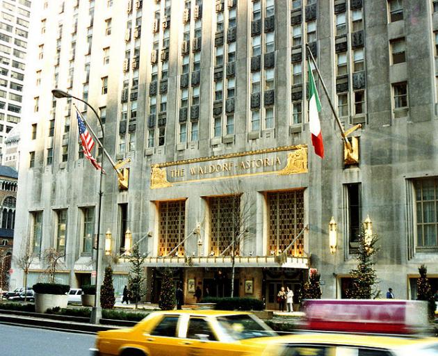 The Waldorf Astoria hotel. Photo:  James G. Howes/ Wikimedia Commons 