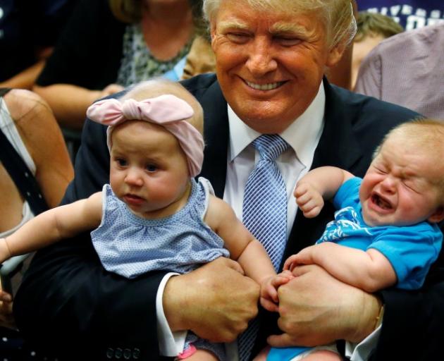 Donald Trump at a campaign rally in Colorado on Friday. Photo: Reuters 