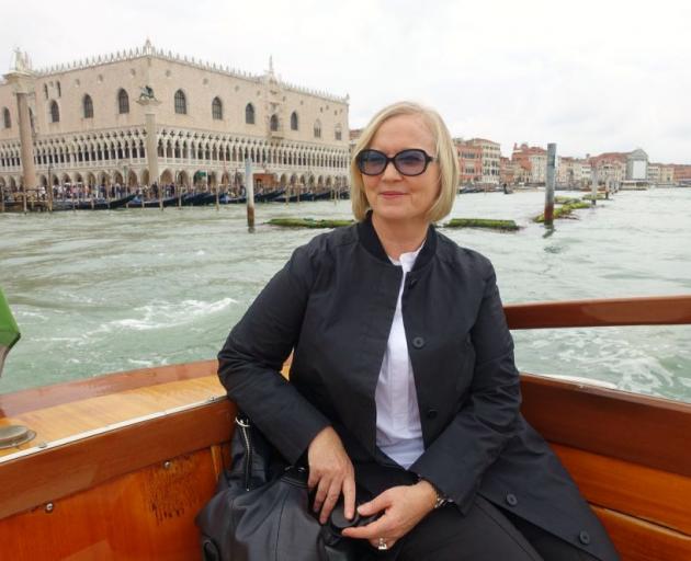 Pip Austin enjoying Venice. Photo: supplied