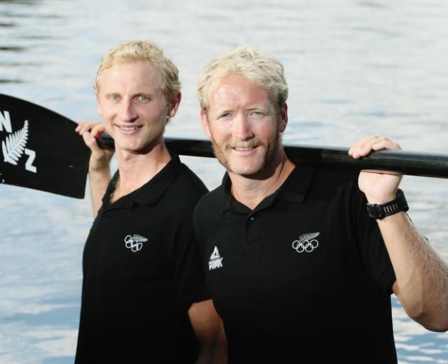 Hamish Bond (left) and Eric Murray: "Enormous respect" for each other. Photo: Getty Images