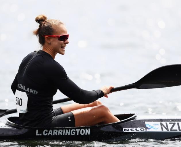 Lisa Carrington was second in K1 500m event. Photo: Getty Images