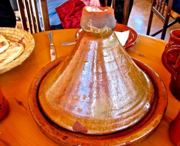 The distinctive Moroccan ceramic tagine. Photo: David Latt