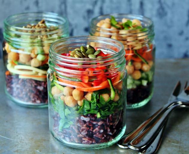 A simple but delicious salad. Photo: Nicola Brown