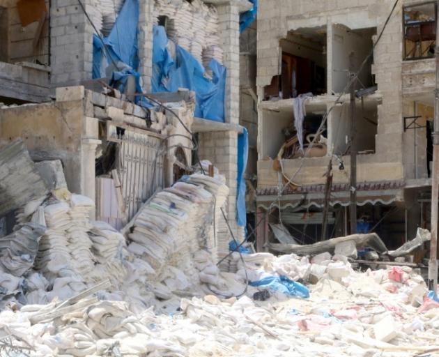 The bombed al-Quds hospital was supported by international medical charity Medecins Sans Frontieres. Photo: Reuters