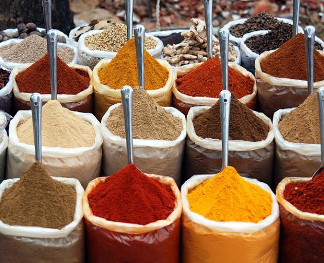 Stocking a basic spice pantry can go a long way toward cooking your favorite Indian meals on short notice. Photo: Wikimedia Commons