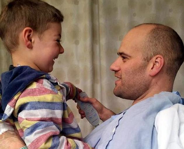 Matt Stuart and son Donnie Sefton. Photo: supplied Matt Stuart and son Donnie Sefton. Photo: supplied