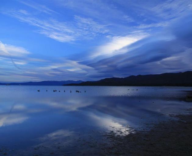 Tahoe at Dawn, from Jen Smith's exhbition Transience.