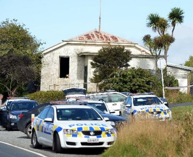 Armed police were called to the scene last month. Photo: ODT Armed police were called to the scene last month. Photo: ODT