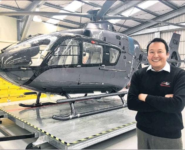 High-flyer: Glacier Southern Lakes Helicopters boss Matt Wong
