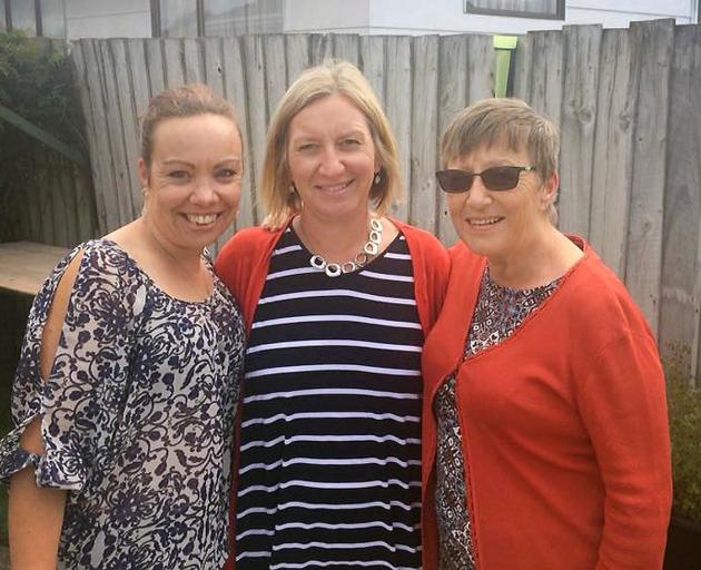 Judith Smart (far right) with her daughters Maree Williams (left) and Julie Wheeler. PHOTO:...