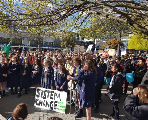 About 500 gathered in Queenstown. Photo: Paul Taylor