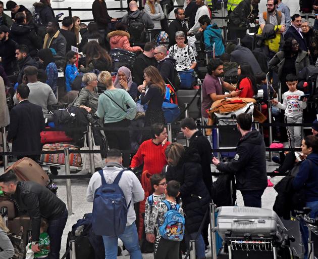 More than 100,000 Christmas travellers have been affected by delays. Photo: Reuters 