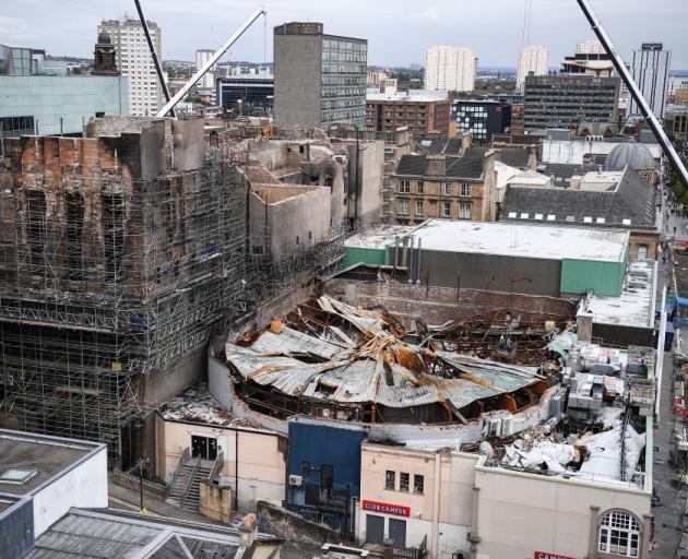 The Glasgow School of Art's Mackintosh building was undergoing a multi-million-pound restoration...