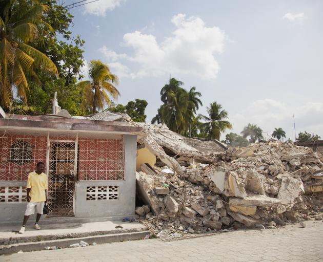 The powerful quake struck near Haiti's capital, Port-au-Prince, in January 2010, killing more than 300,000 people. Photo: Getty Images 