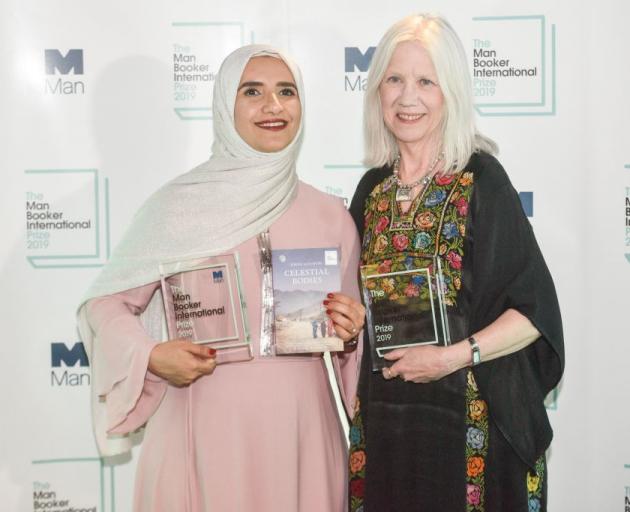 Jokha Alharthi with translator Marilyn Booth. Photo: Getty Images