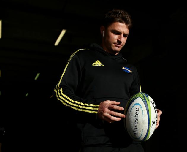 Beauden Barrett began playing for the Hurricanes in 2011. Photo: Getty Images 