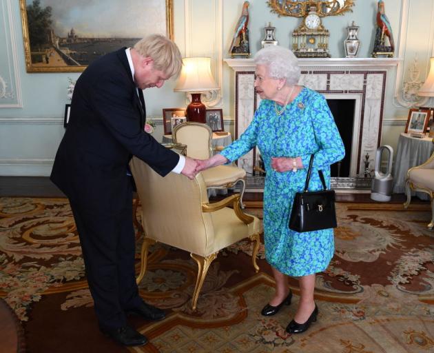 The Queen welcomes Boris Johnson at Buckingham Palace, the 14th Prime Minister in her reign....