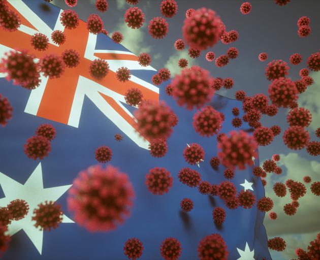 Australia has had its biggest daily jump in virus cases in two weeks. Photo: Getty Images