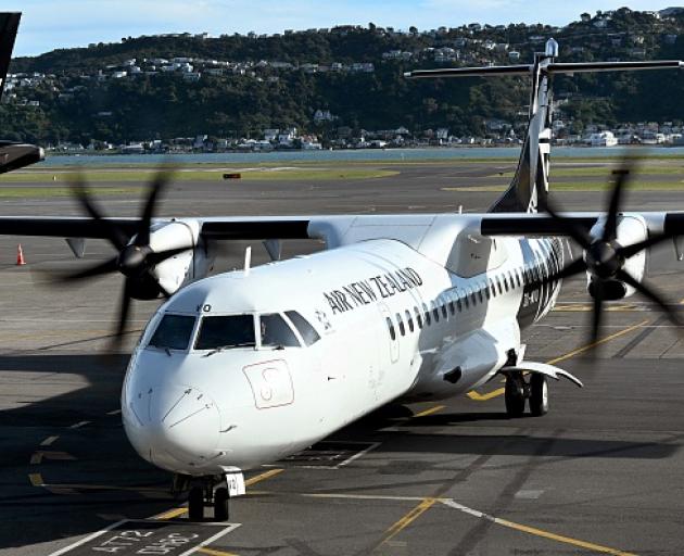 An Air New Zealand ATR 72 aircraft, similar to the one on which the reading was recorded. Photo:...