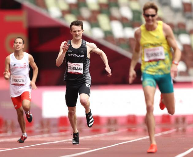 William Stedman raced to a bronze in the men's 400m T36 final at Olympic Stadium this afternoon....