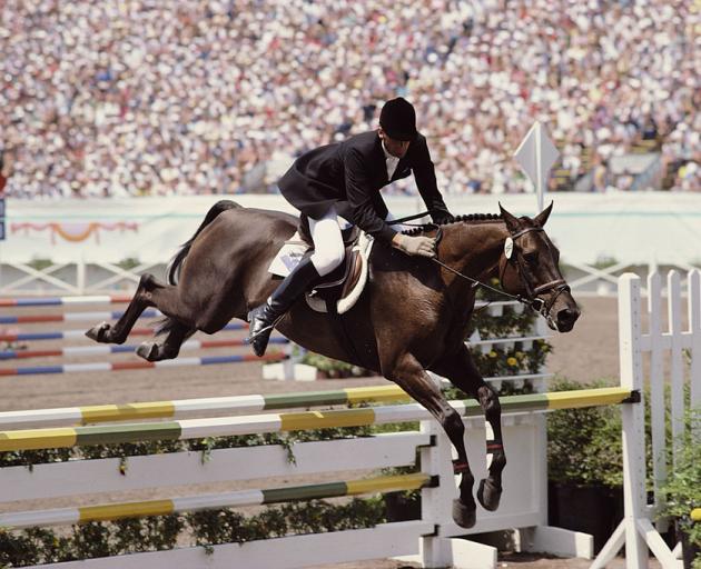 Todd riding Charisma at the 1984 Olympics in Los Angeles. Photo: Getty Images 