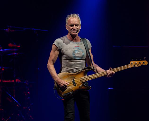 Sting performs at Christchurch Arena March 1, Photo:Getty Images