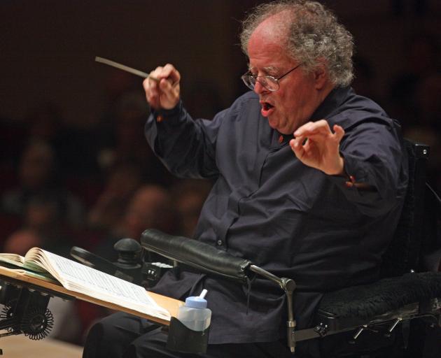 James Levine leading the Met Orchestra at Carnegie Hall in 2013. Photo: Getty Images 