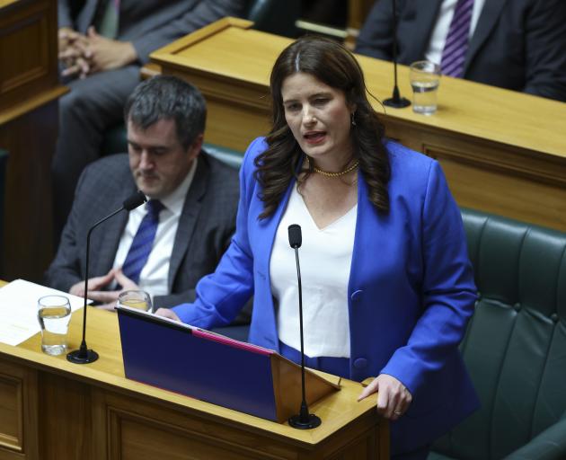 Finance Minister Nicola Willis delivered the 2024 Budget in Parliament this afternoon. Photo:...