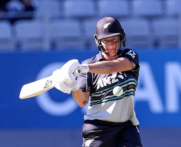 Sophie Devine playing against Australia at Eden Park on March 21. Photo: Dave Rowland/Getty Images