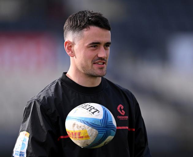 Will Jordan at the Crusaders training session on June 5. Photo: Joe Allison/Getty Images