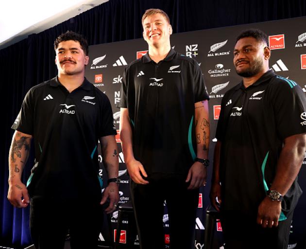 All Black debutants Hurricane Du’Plessis Kirifi (Hurricanes) and Highlanders Fabian Holland and...