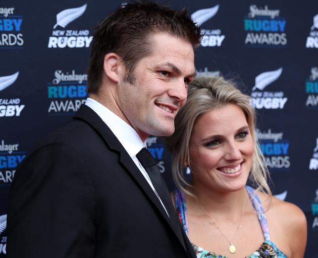 Richie McCaw and Gemma Flynn. Photo: Getty Images