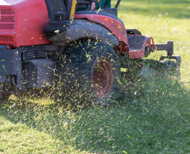 Early morning is the best time to mow lawns in the summer, Fenz Southland group manager Timo...