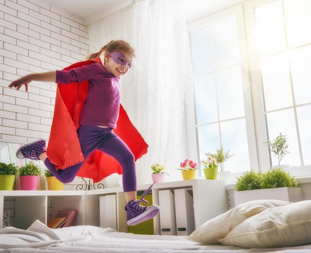 Children love dressing up and it needn’t be "state of the art" superhero costuming. Photo: Getty...