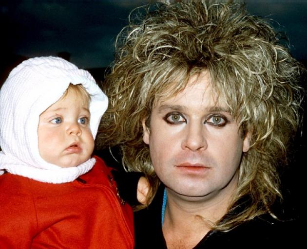 Ozzy Osbourne with daughter Kelly in 1985. Photo: Getty Images