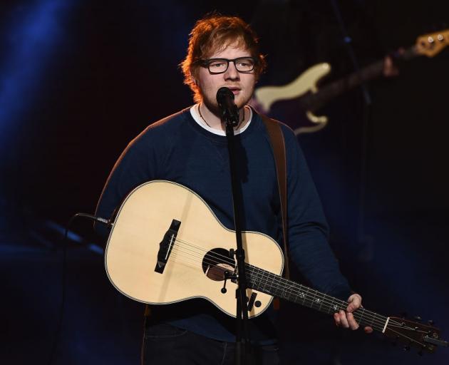 Ed Sheeran is set to play three concerts over Easter in Dunedin. Photo: Getty Images 