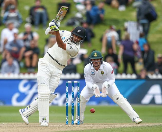 Batsman Jeet Raval: worked socks off in second test at the Basin Reserve. Photo: Getty Images 