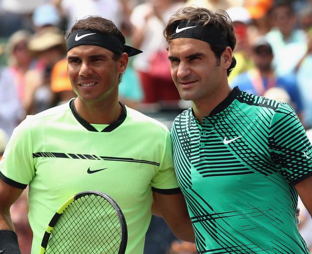 Rafael Nadal (left) and Roger Federer will play for Team Europe. Photo: Getty Images 