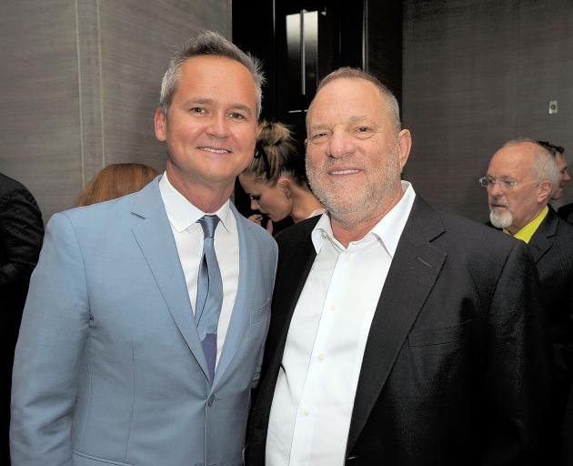 Roy Price (left) with Harvey Weinstein at a function in New York earlier this year. Photo: Getty Images
