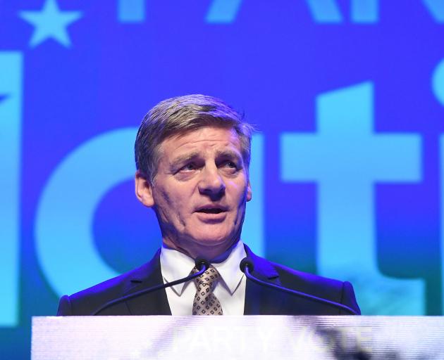 Prime Minister Bill English at the National Party conference earlier this month.Photo: Getty Images 