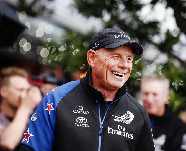 Team New Zealand's Grant Dalton at a parade celebrating the America's Cup victory earlier this...