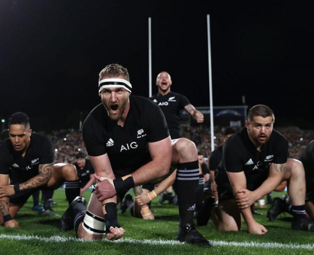 The All Blacks are aiming to win the Rugby World Cup for the third time in a row in 2019. Photo:...