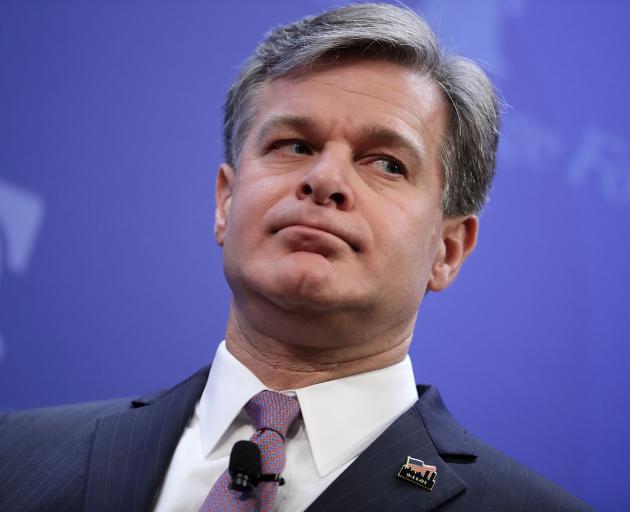 FBI director Christopher Wray. Photo: Getty Images 