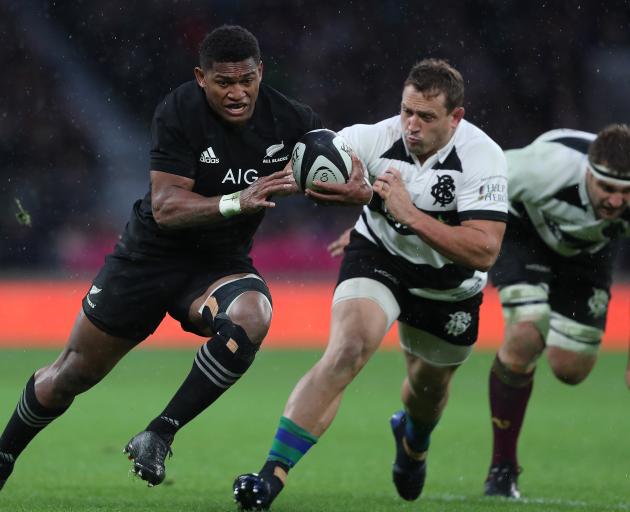 Waisake Naholo (left) makes a break. Photo: Getty Images
