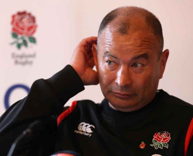 Eddie Jones says he's in the dogbox with his 93-year-old mum. Photo: Getty Images 