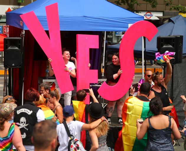 Same-sex marriage is on target to be legalised before Christmas in  Australia. Photo: Getty Images