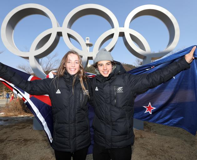 Zoi Sadowski-Synnott and Nico Porteous